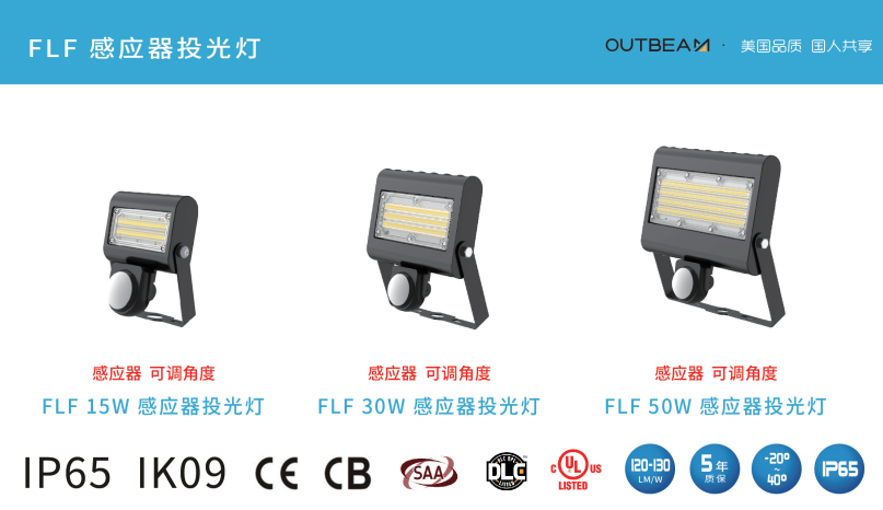 FLF系列LED红外感应投光灯